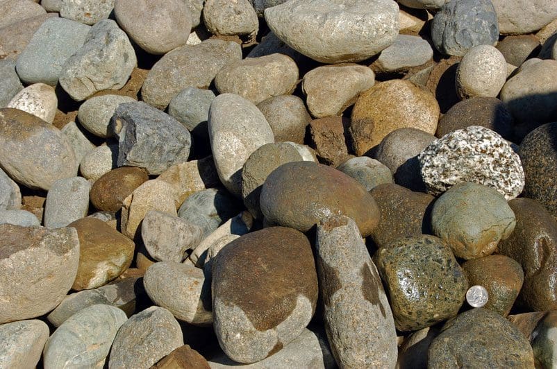 River Rock, Streambed Cobbles for Dry Creek Beds near Tacoma, WA