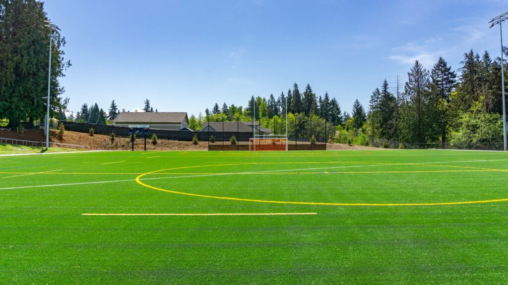 synthetic turf field
